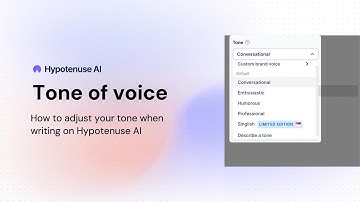 Write AI content in your tone of voice