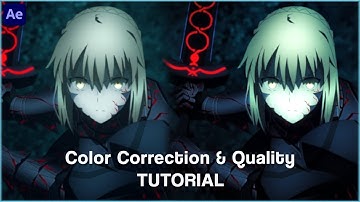 Color Correction & High Quality | After Effects AMV Tutorial