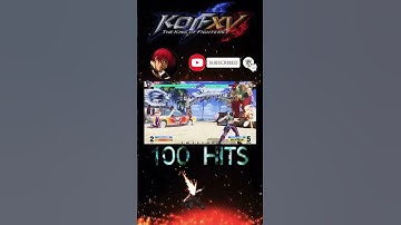 KOF XV LEONA HARD STUN TOD COMBO 100 HITS #kofxv #combos #gaming #kof #keyboardplayer #arcade #viral