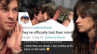 shawn mendes and camila cabello were exposed for kissing while drunk!