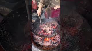 Unbelievable Rustic Cooking Style | Paneer Roasted on Fire &amp; Spicy Meat