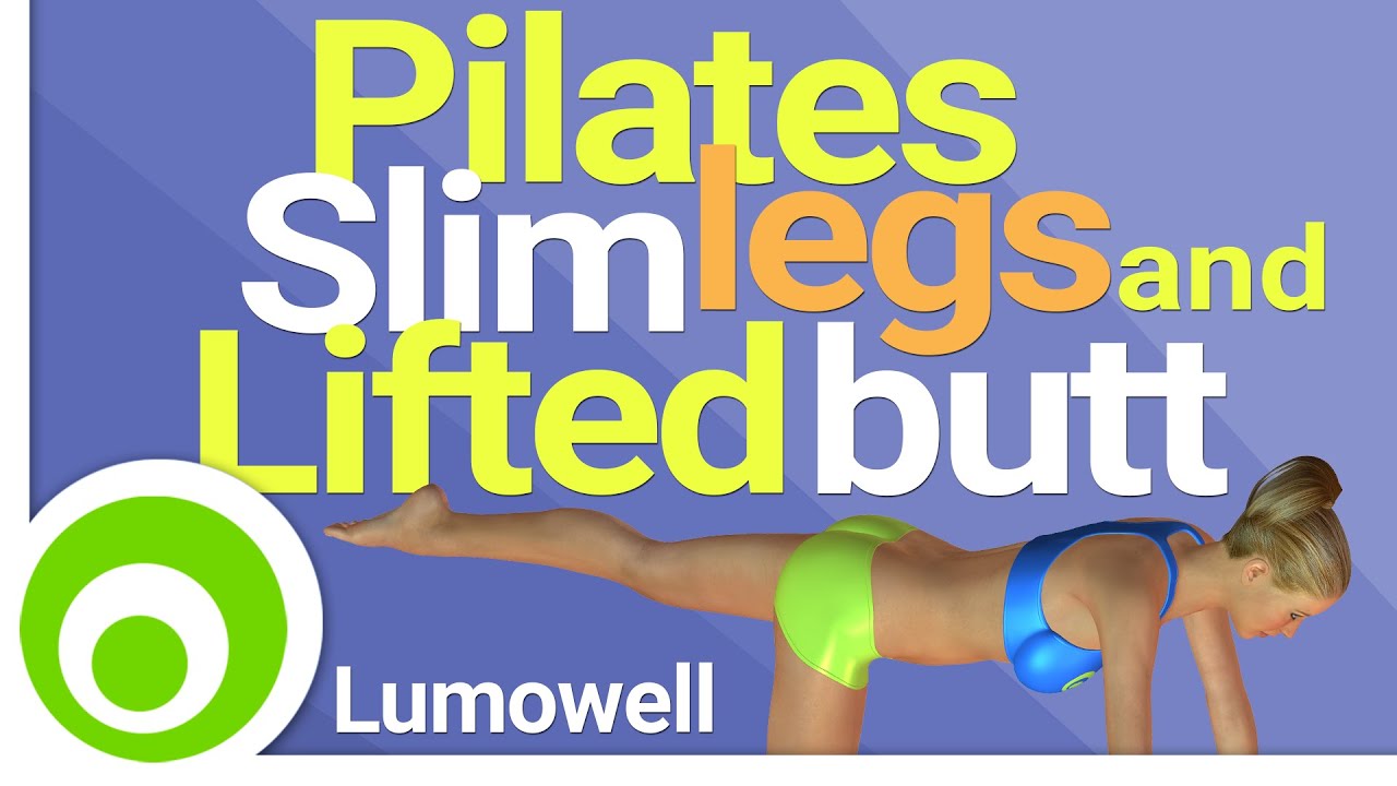 Pilates Slim Legs and Lifted Butt Workout Lift your Glutes and Tone Your Thighs at Home YouTube