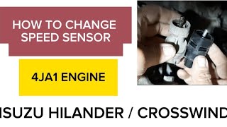 PAANO MAGPALIT NG SPEED SENSOR SA ISUZU HILANDER / CROSSWIND Isuzu Hilander Speedometer Sensor Not Working