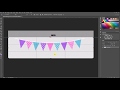 HOW TO MAKE A PENNANT BANNER IN PHOTOSHOP