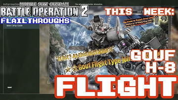 Gundam Battle Operation 2 02/06/20 Update: MS-07H-8 Gouf Flight Type, Plus GBO Days Are On
