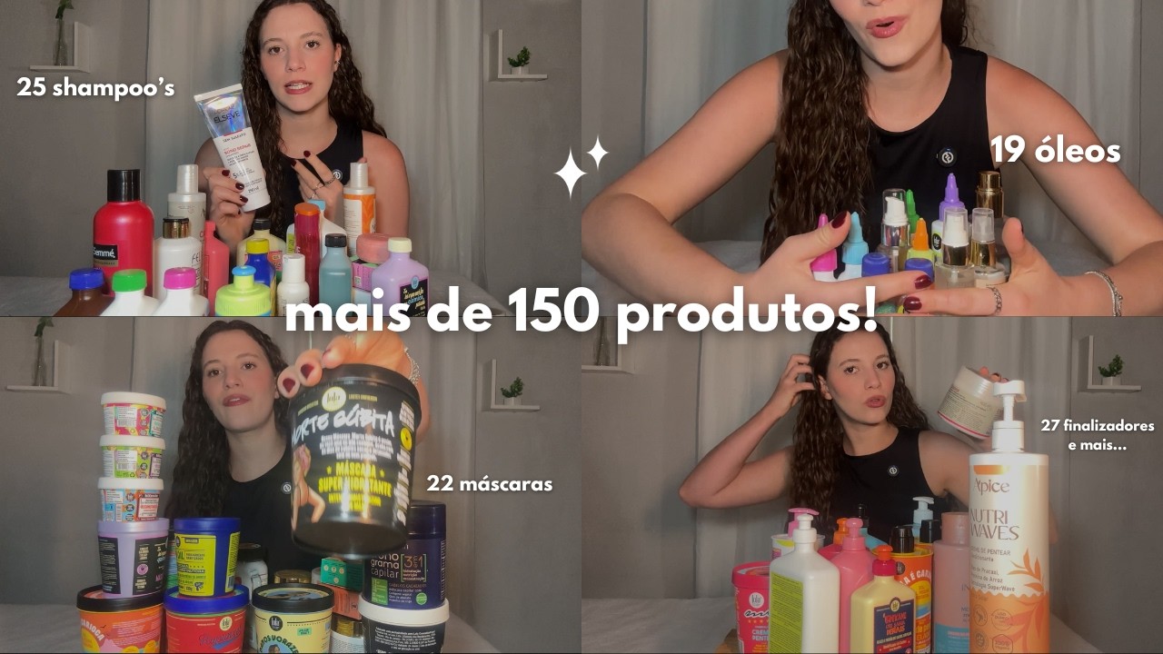 TUOR PELOS MEUS PRODUTOS DE CABELO - Atualizado 2025