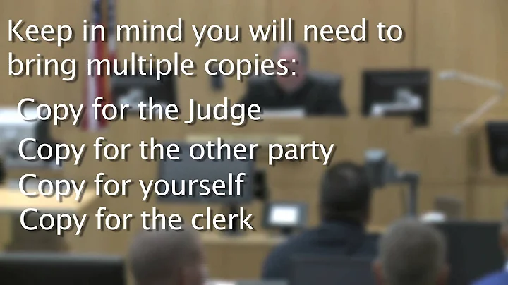 Be Prepared to Represent Yourself in Court