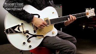 Gretsch Guitars Players Edition G6136T Falcon Hollowbody with String-Thru  Bigsby Electric Guitar