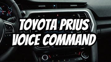 Toyota Prius – How to Use Voice Control System