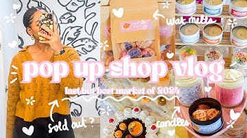 $1000 LAST BUT BEST HOLIDAY POP UP OF 2024 ⭐️ small business diaries 🕯️ vendor market vlog 6