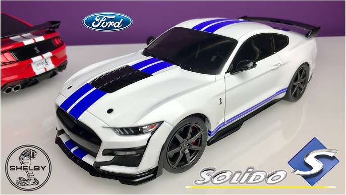 1:18 Ford Mustang Shelby GT500 Track Pack (2020) Blue - Solido [Unboxing] 