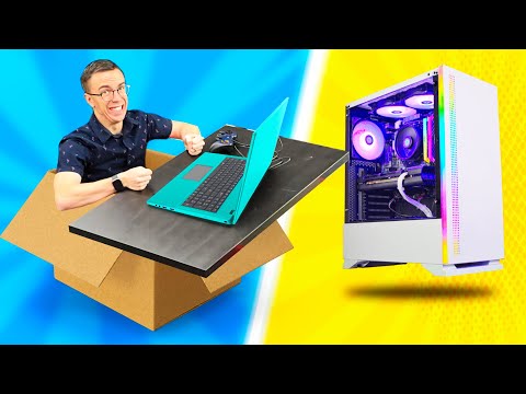 BROKE vs PRO Gaming Laptop vs Desktop PC