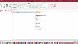 Microsoft Access Simple Book Library Database