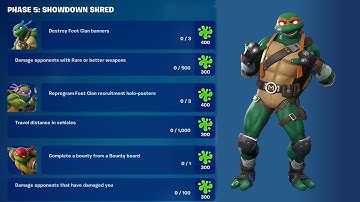 Fortnite Splinter Assignment: The Ooze War Quests - Phase 5