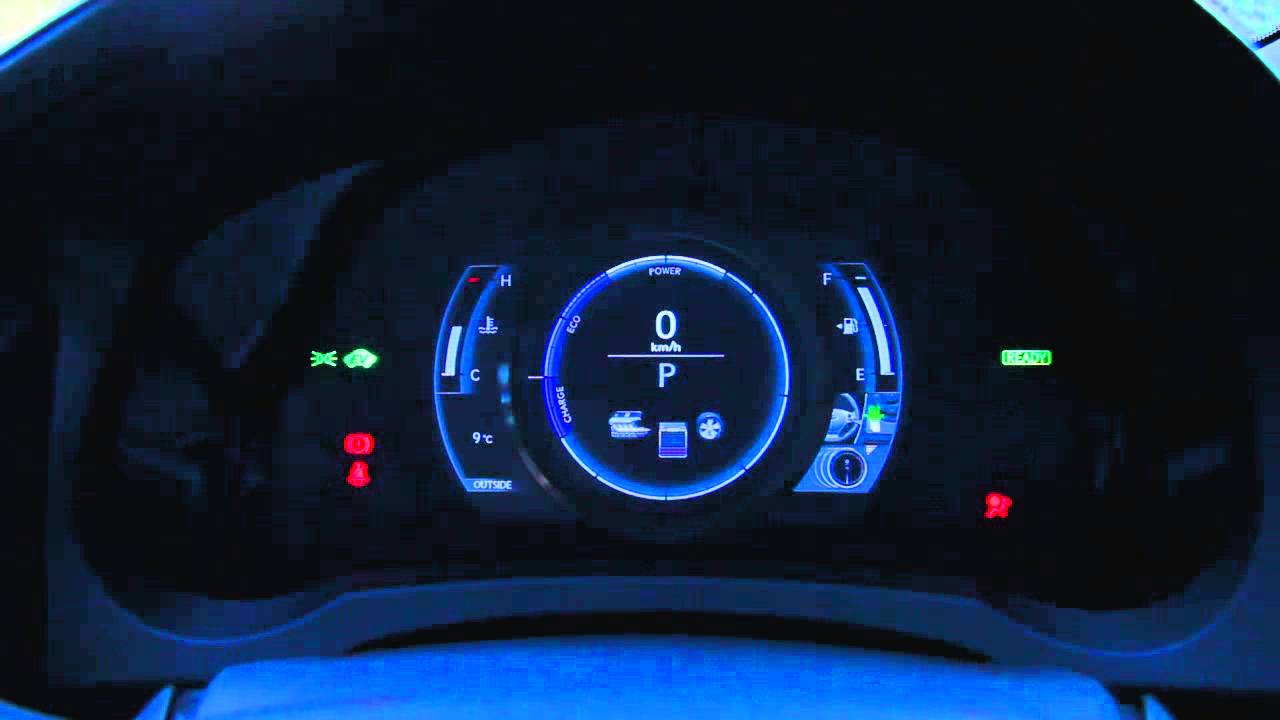 新型レクサス Isの可動式リング構造フルグラフィックスメーターを映像で紹介 Car Watch
