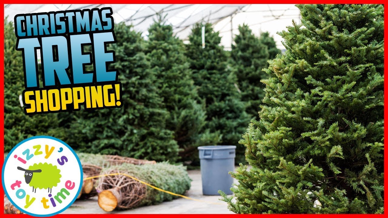 CHRISTMAS TREE SHOPPING With Izzy's Toy Time!