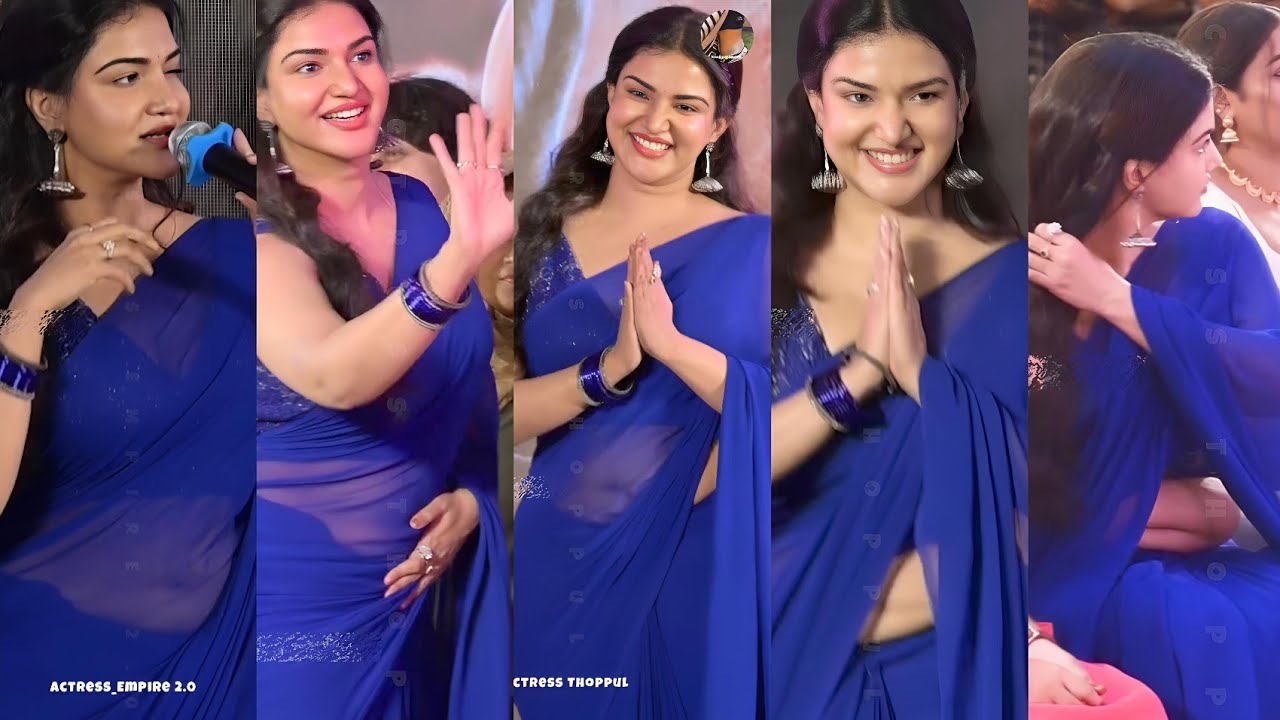Honey Rose saree navel show 🥵 Mallu actress rare navel show | Malayalam Actress 