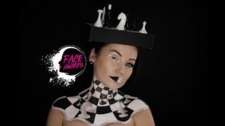 Шахматная вечность. Nyx Face Awards Ukraine 2019.