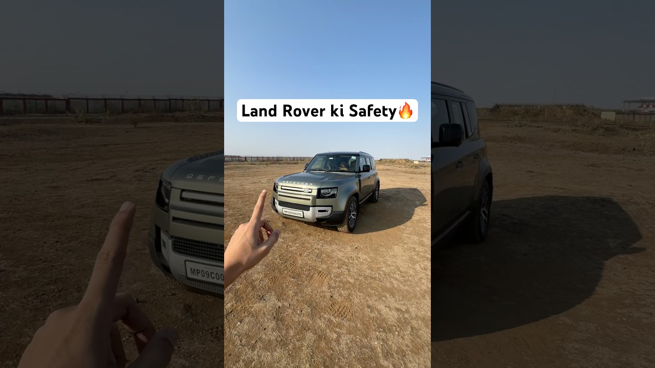 Land Rover ki Safety🔥 ft. Land Rover Defender 110