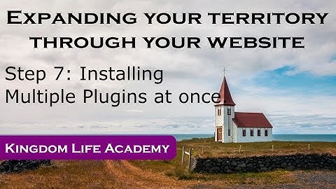 Step 7: How to install multiple wordpress plugins at once
