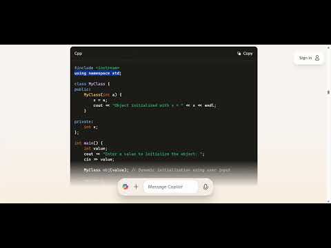 Dynamic Initialization of