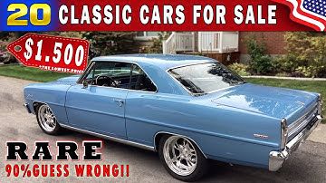 OMG! 20 Classic Cars for Sale CHEAP You WON
