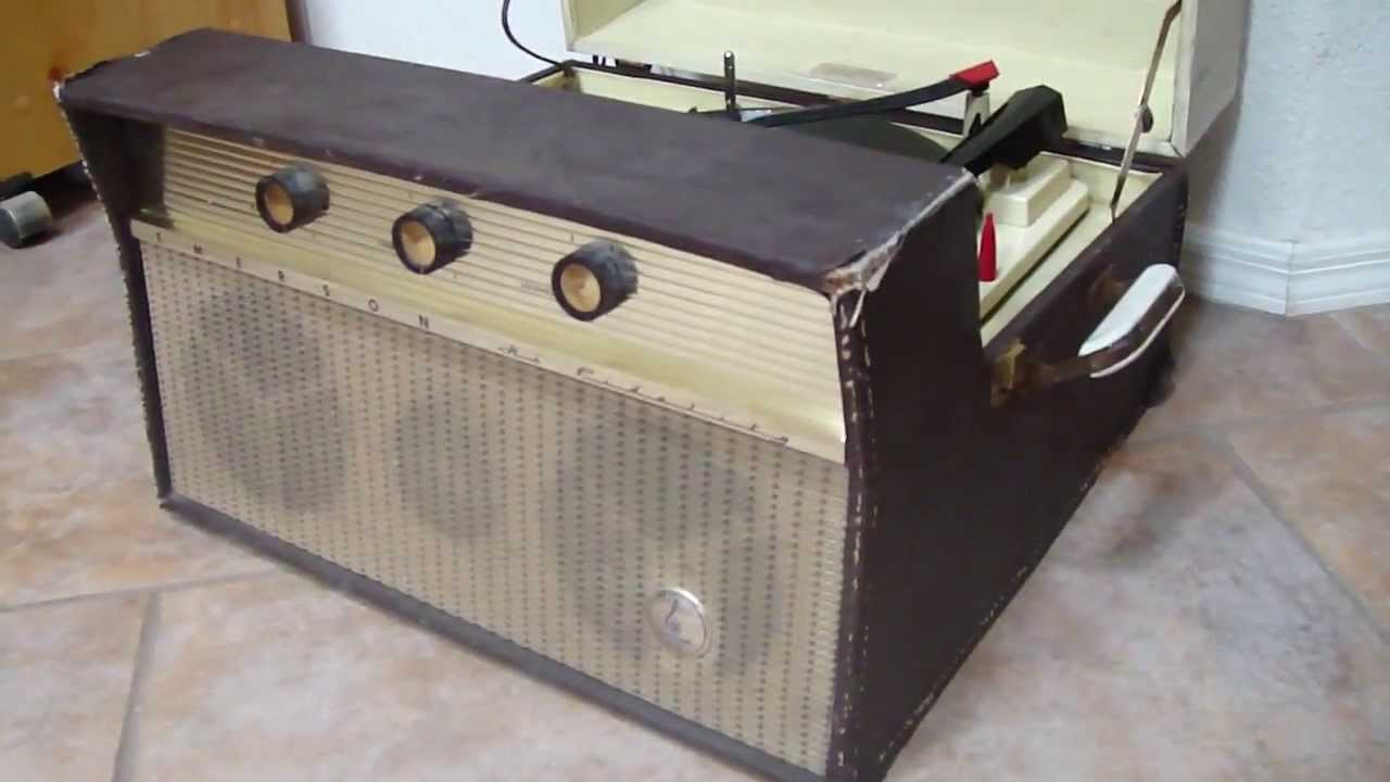EMERSON RECORD PLAYER MODEL 866 SERIES B - YouTube