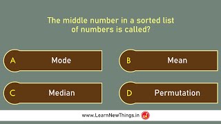 Mathematics Quiz Part 2/25 | 12 Questions | Quiz by Learn New Things | Maths Quiz