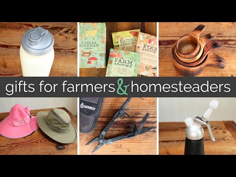 تصویری: ایده های هدیه خانه دار: هدایایی برای کشاورزان حیاط خلوت