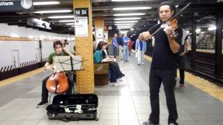 Vivaldi: The Four Seasons: L'Inverno (Winter) - CLASSICAL MUSIC IN THE SUBWAY - NYC 2012