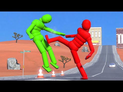 NPC Wars with Smart AI & Active Ragdoll Physics in Overgrowth!