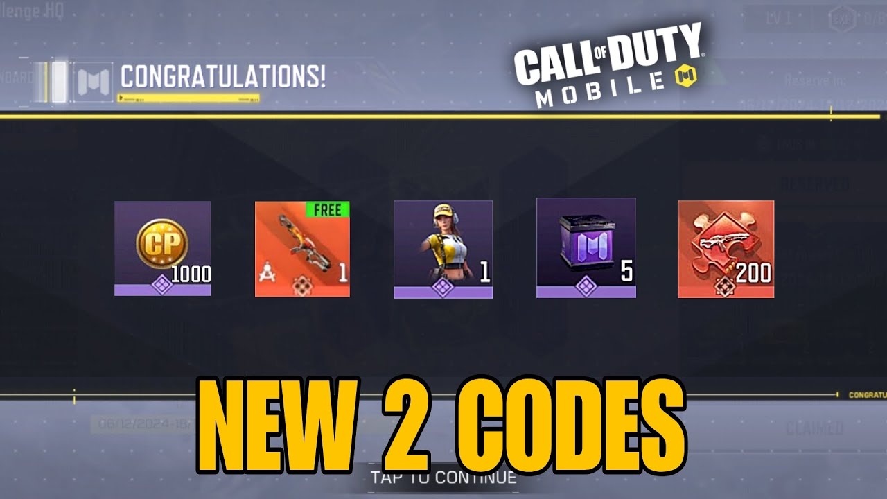 *NEW* CALL OF DUTY MOBILE NEW 2 REDEEM CODES FEBRUARY 2025 | COD MOBILE ...