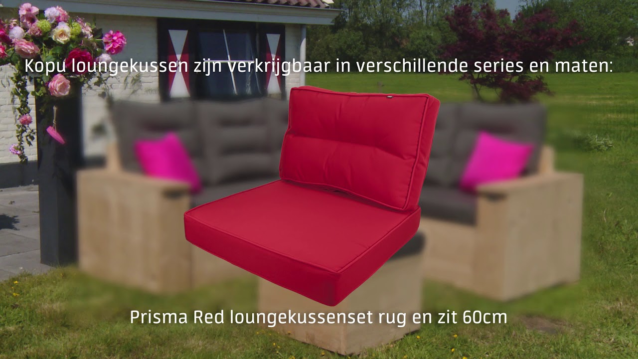 Loungekussens Kopu - Diverse kleuren en maten