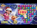 Puppy diary  epic match 3 game level 1  20