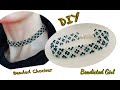 PandaHall.com || Right angle weave choker necklace or bracelet || seed beads choker