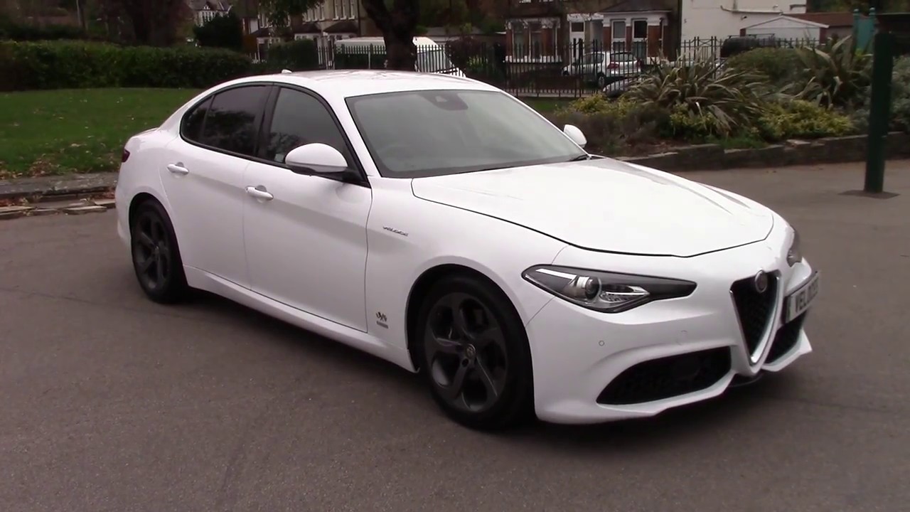 Magnificent Alfa Romeo Giulia Veloce In White With Red Leather Interior For Sale