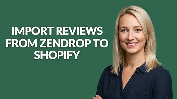 IMPORT REVIEWS FROM ZENDROP TO SHOPIFY - Julia