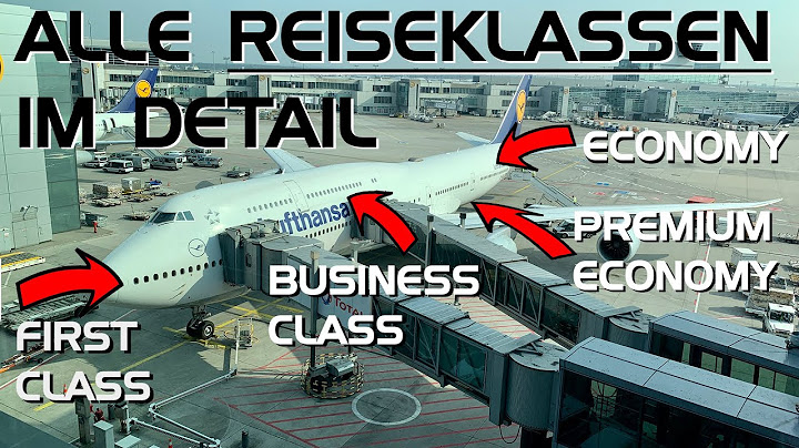 Unterschied Business und First Class Lufthansa