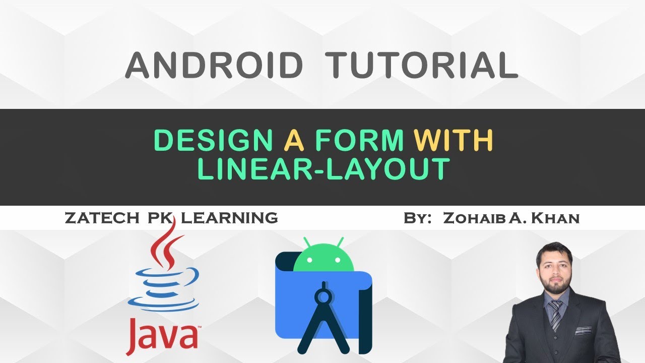 How to Use LinearLayout in Single Layout - YouTube