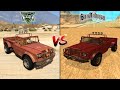 GTA 5 BODHI TREVOR CAR VS GTA SAN ANDREAS BODHI TREVOR CAR - WHICH IS BEST?