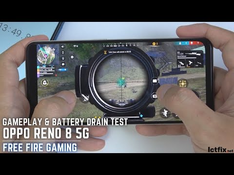 Oppo Reno8 5G Free Fire Gaming test | Dimensity 1300, 90Hz Display