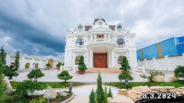 🏰Kiệt Tác Kiến Trúc 2025| Biệt thự tân cổ điển PHÁP mái Mansard, diện tích 300m2/ sàn tại Long An