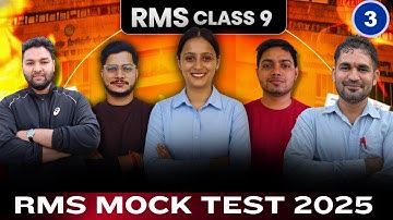 RMS Class 9 Mock Test 2025 | Practice Like a Pro 💪 | Defence Chanakya Academy #RMS2025 #MockTest