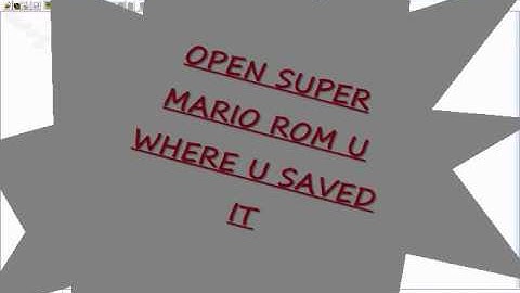 HOW TO START LUNAR MAGIC PART 1 SUPER MARIO ROM DOWNLOAD