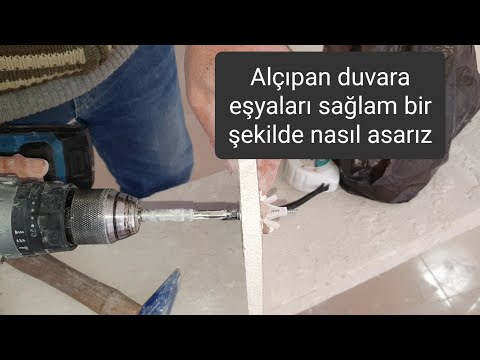 Video: Alçıpan dübel: türleri ve sabitleme