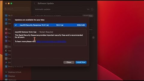 Apple Released macOS Ventura 13.3.1(a) with Security Response Updates
