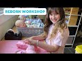 Reborn workshop  box dolls with me