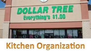 Dollar Tree Kitchen Organization!