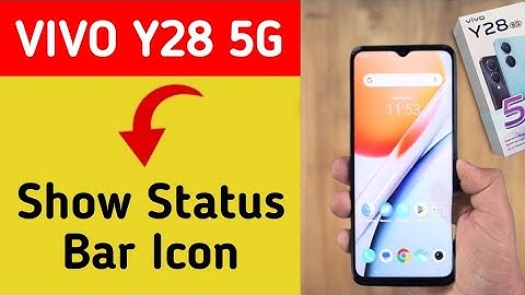 How to show status bar icon, Vivo Y28 5G me status bar icon Kaise lagaen