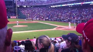 Josh Hamilton throws his bat, then hits a HR
